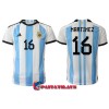 Virallinen Fanipaita Argentiina Lisandro Martinez 16 Kotipelipaita MM-Kisat 2022 - Miesten